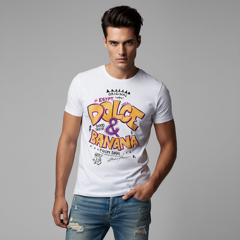 Dolce & Banana | Unisex organic cotton t-shirt