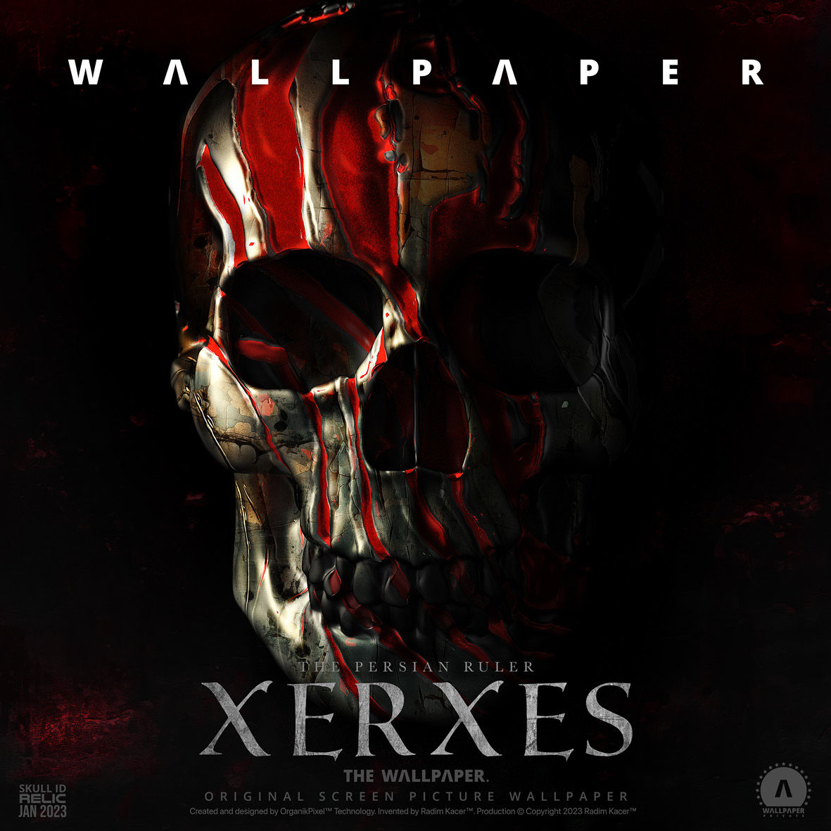 Xerxes I Skull ID Relic - (Private)