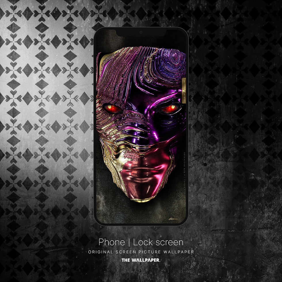 Thumbnail: Archangel Gabriel Mask ID Relic - (Private)