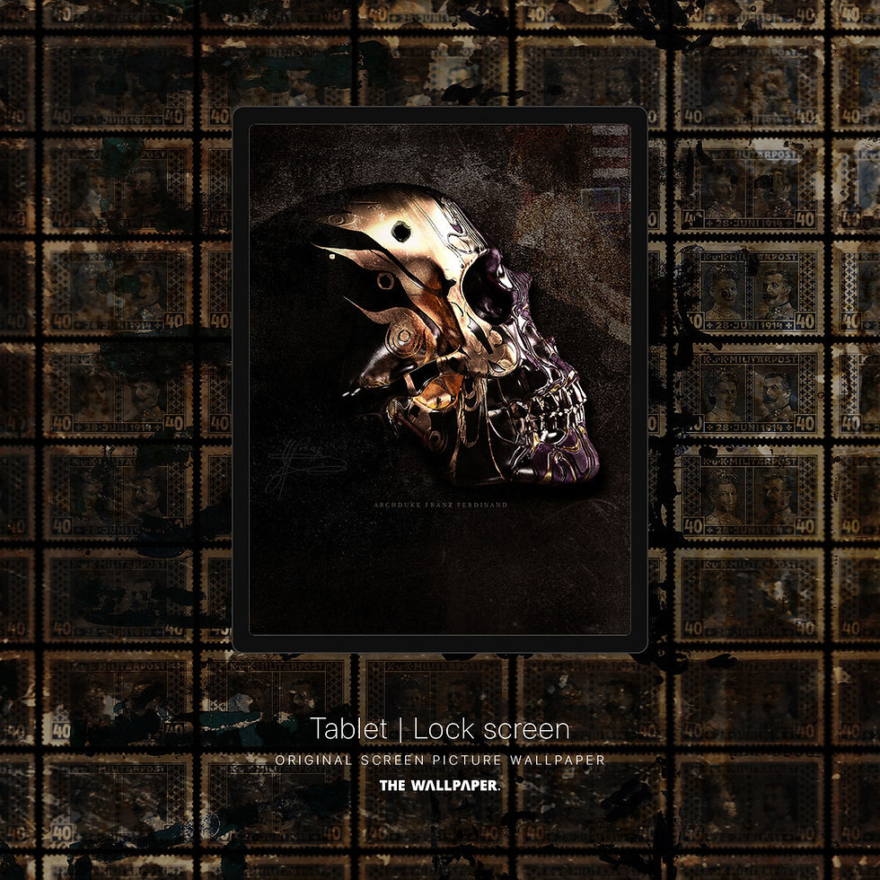 Thumbnail: Archduke Franz Ferdinand Skull ID Relic - (Private)