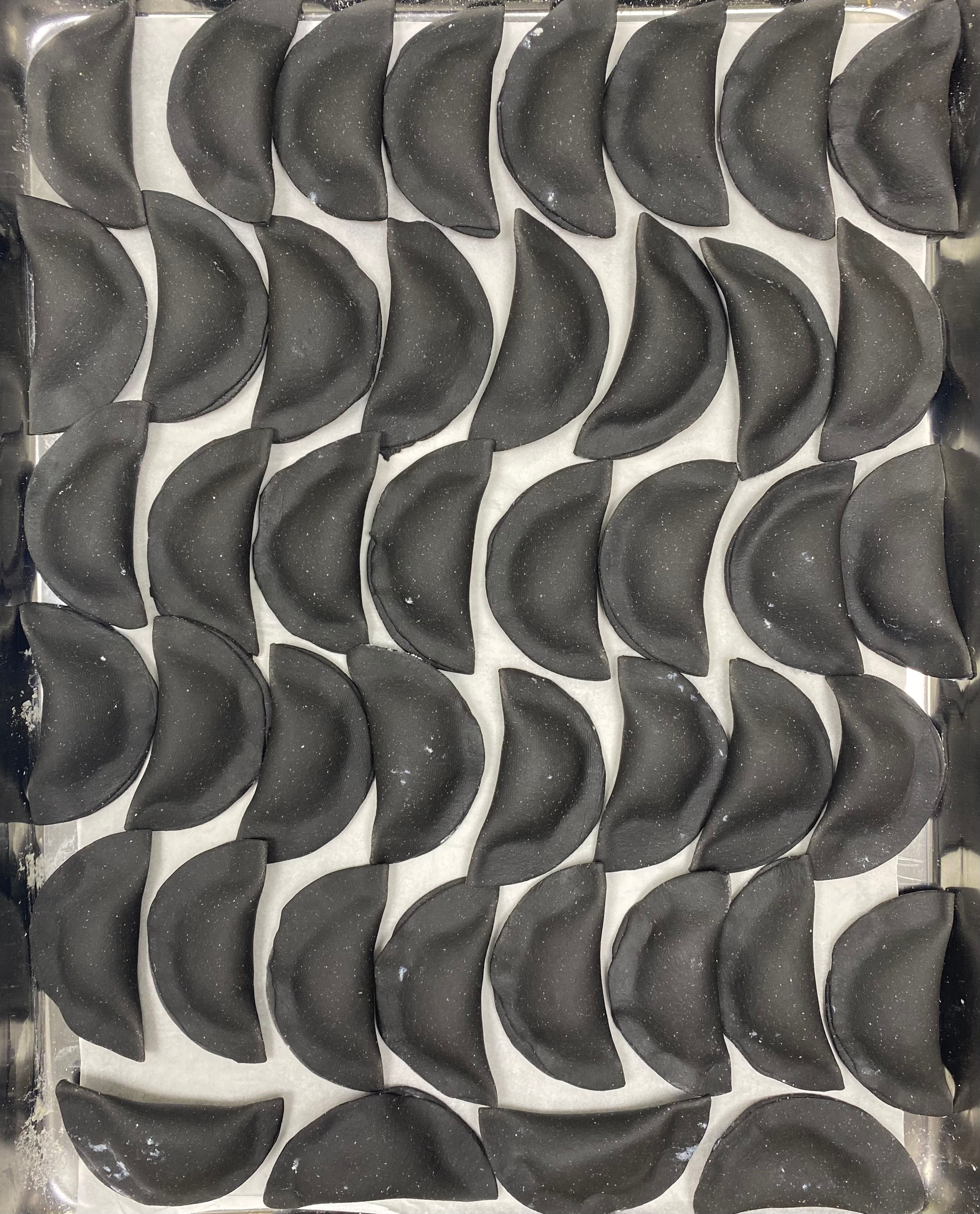 Gambas con pimiento de piquillo asado