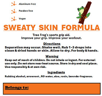 Sweaty Skin Formula - 2oz