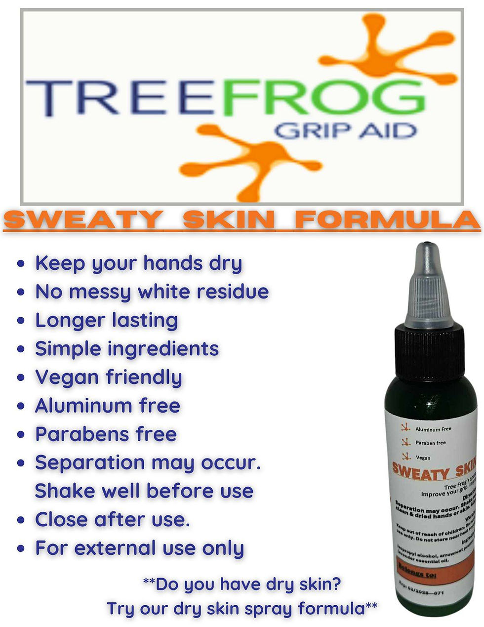 Thumbnail: Sweaty Skin Formula - 2oz