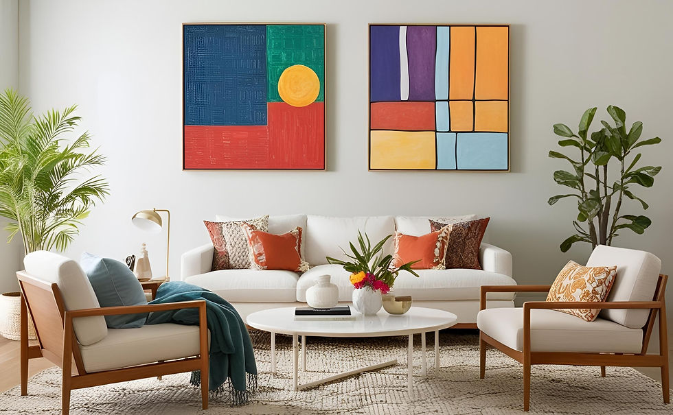 Mixing Art with Functional Decor