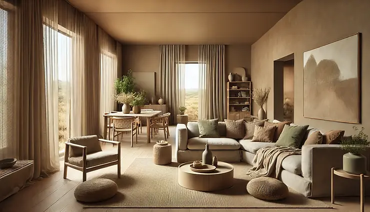 Choose Earthy, Muted Color Palettes