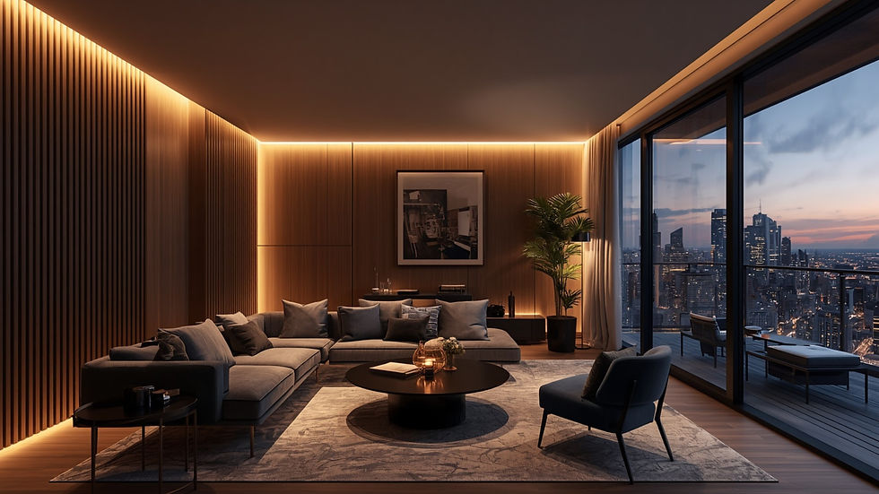 Soft Layered Lighting for Evenings