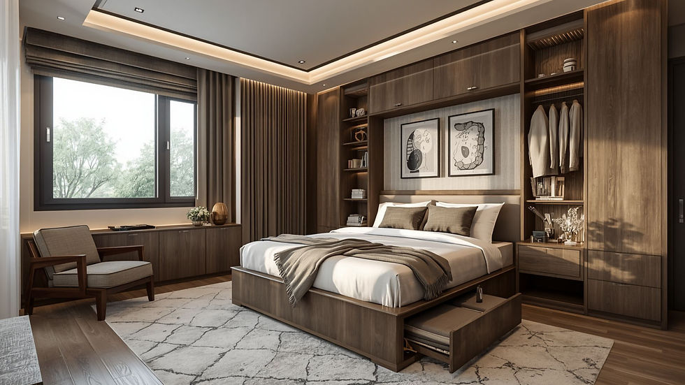 Hidden Bedroom Storage