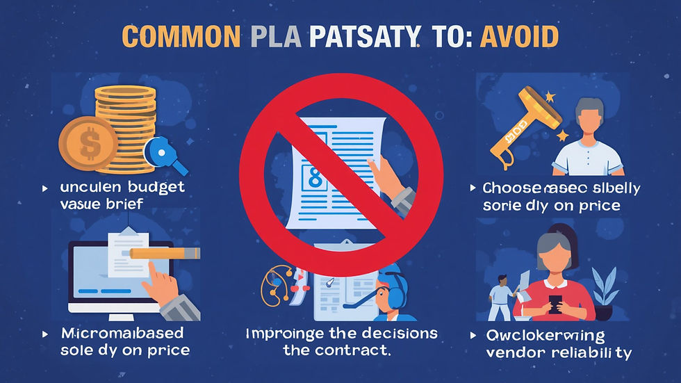Common Pitfalls to Avoid