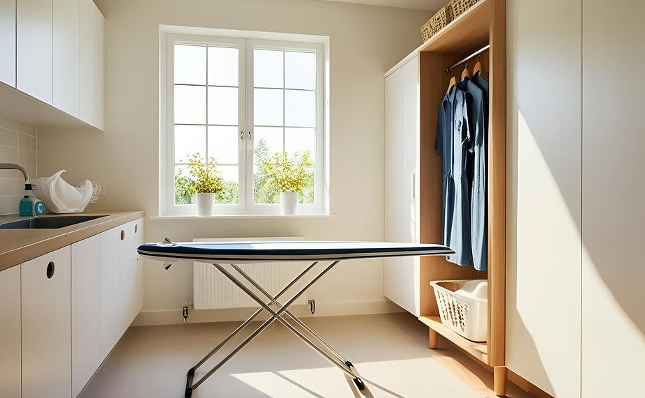 Ironing Board with Built-in Storage