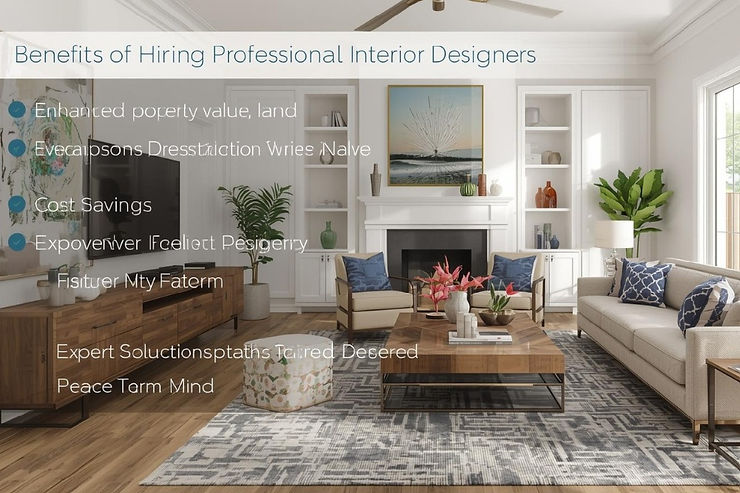 Benefits of Hiring Professional Interior Designers