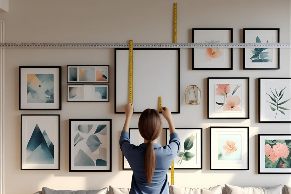 Determining the Right Height to Hang Art