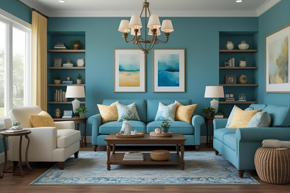 Cool Colors for a Calming Effect