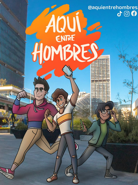Poster Aquí entre Hombres