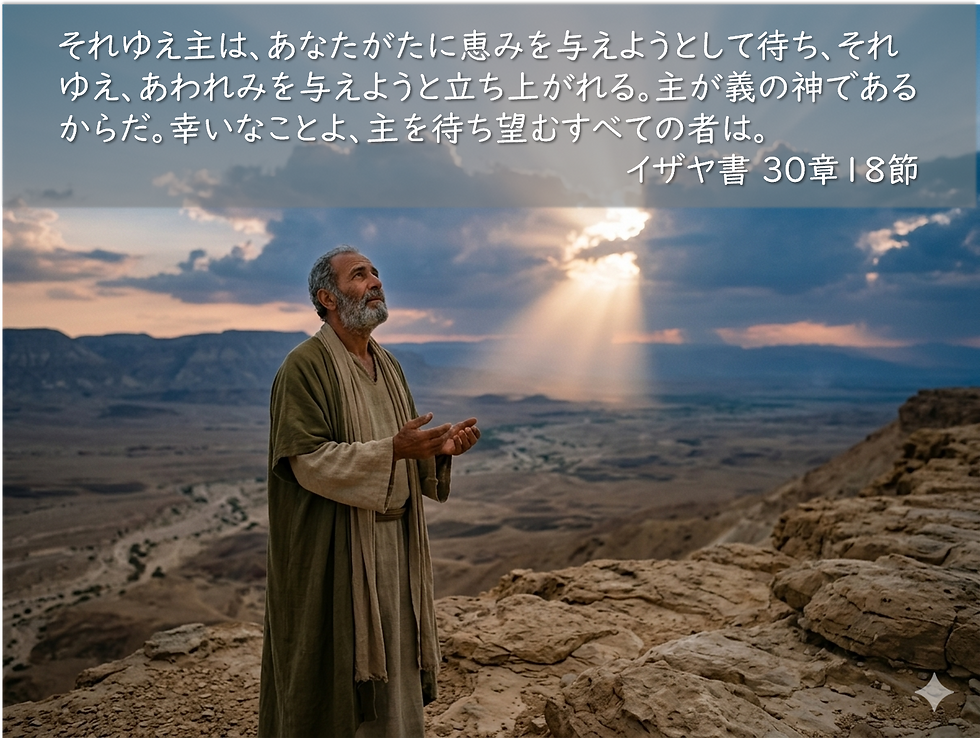 2026年4月26日 礼拝「悔い改めを待つ父なる神の愛」ルカ15：11～32