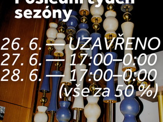 Poslední týden sezóny ve Staré! 🌞
