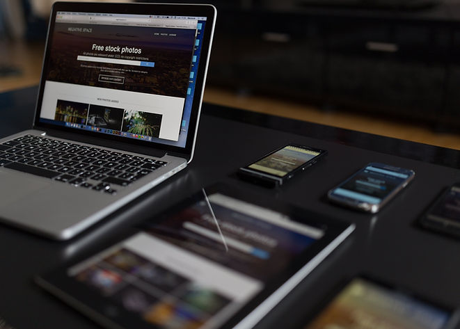 Electronic Devices on Table