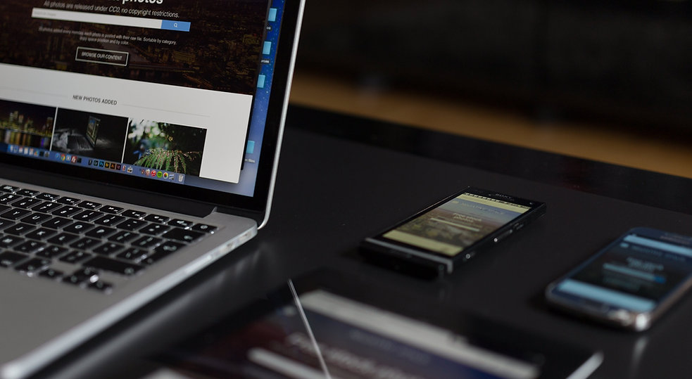 Electronic Devices on Table