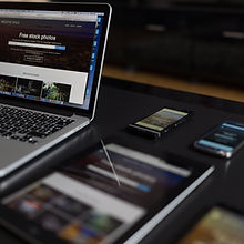 Electronic Devices on Table