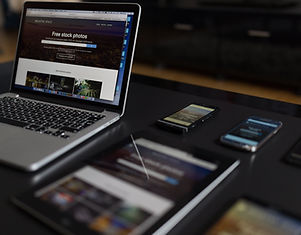 Electronic Devices on Table
