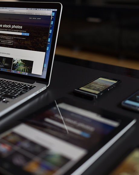 Electronic Devices on Table
