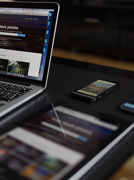 Electronic Devices on Table