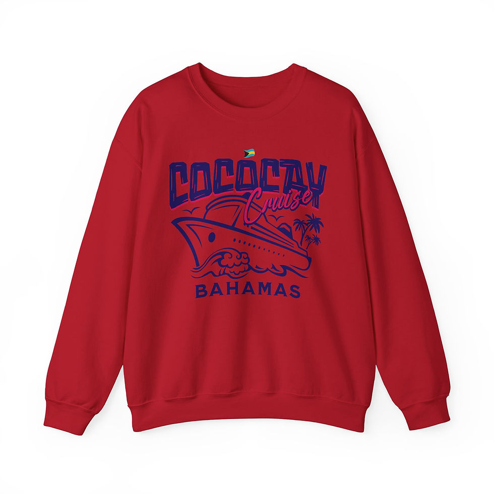 Thumbnail: Bahamas Souvenir Gift : CocoCay Bahamas Cruise Unisex Bahamas Sweatshirt