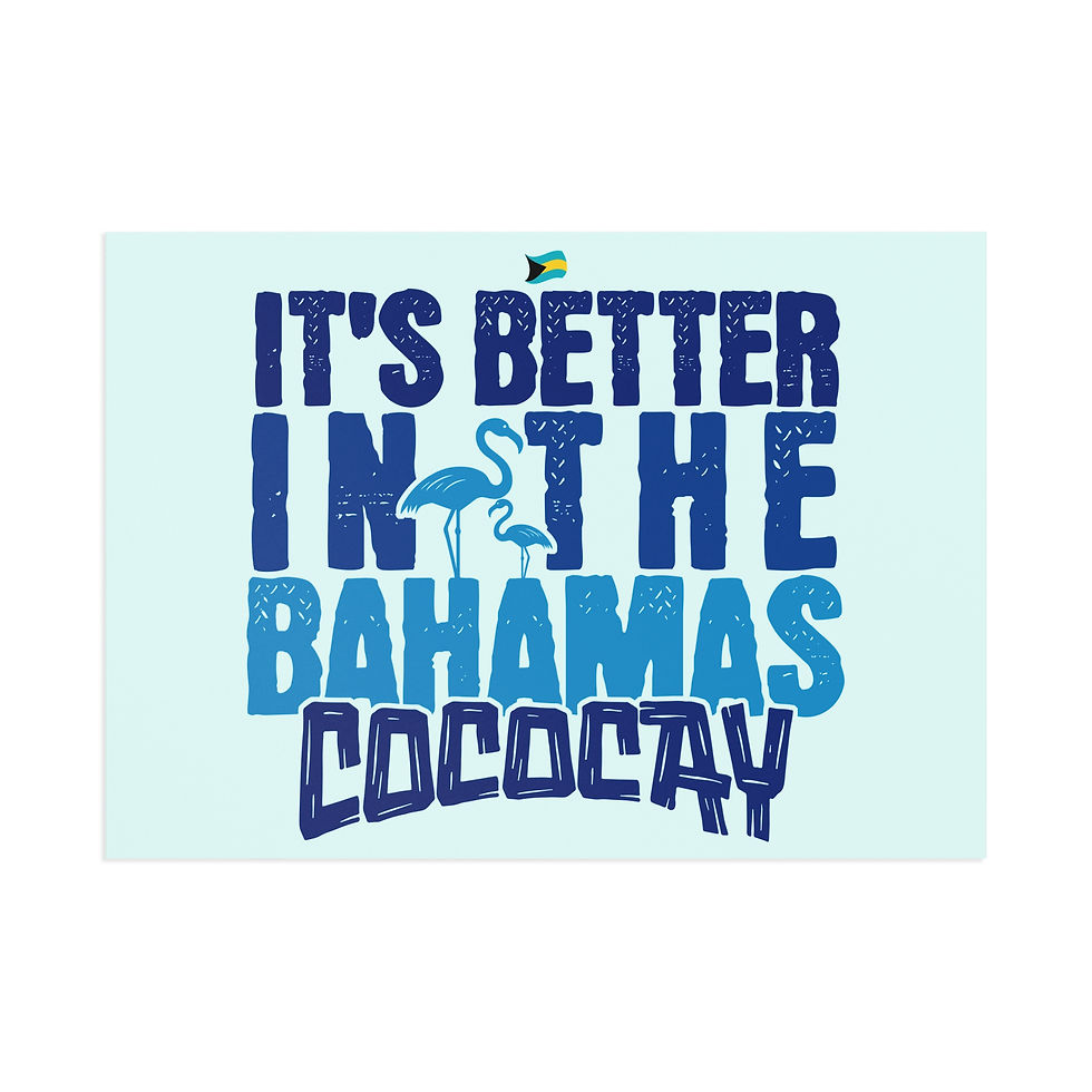 Thumbnail: Bahamas Postcard : CocoCay Bahamas It's Better In The Bahamas : Souvenir