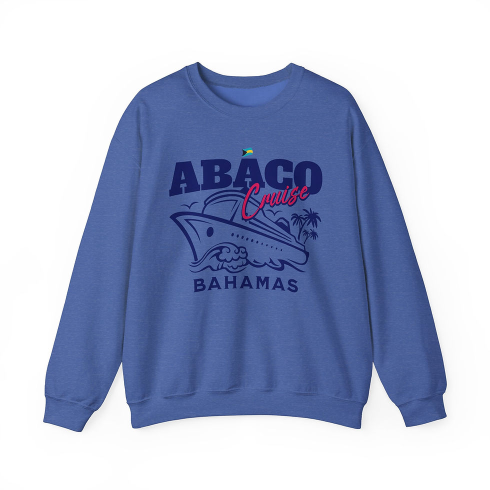 Thumbnail: Bahamas Souvenir Gift : Abaco Bahamas Cruise Unisex Bahamas Sweatshirt