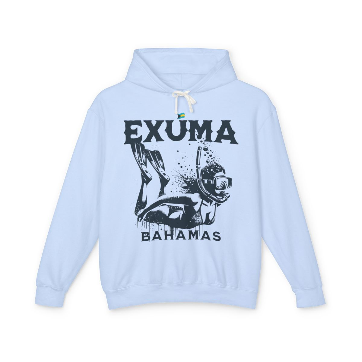 Bahamas Souvenir Gift : Exuma Bahamas Snorkeling Unisex Bahamas Hoodie