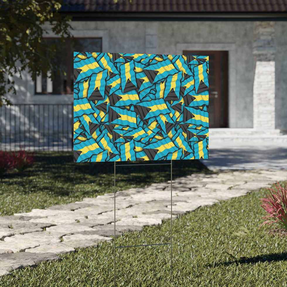 Thumbnail: Bahamas Flag : Bahamas Independence : Bahamas Souvenir Gift : Bahamas Yard Sign