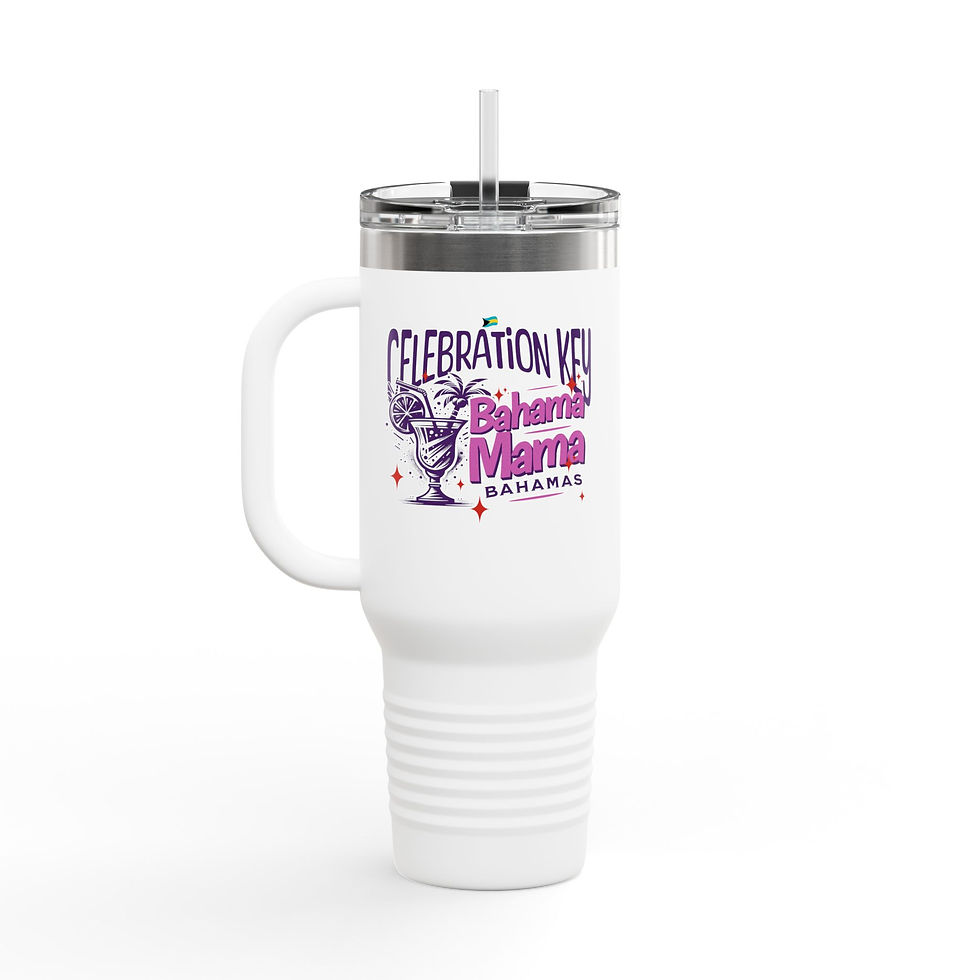 Thumbnail: Bahamas Souvenir Gift : Celebration Key Bahama Mama Bahamas Tumbler Travel Mug