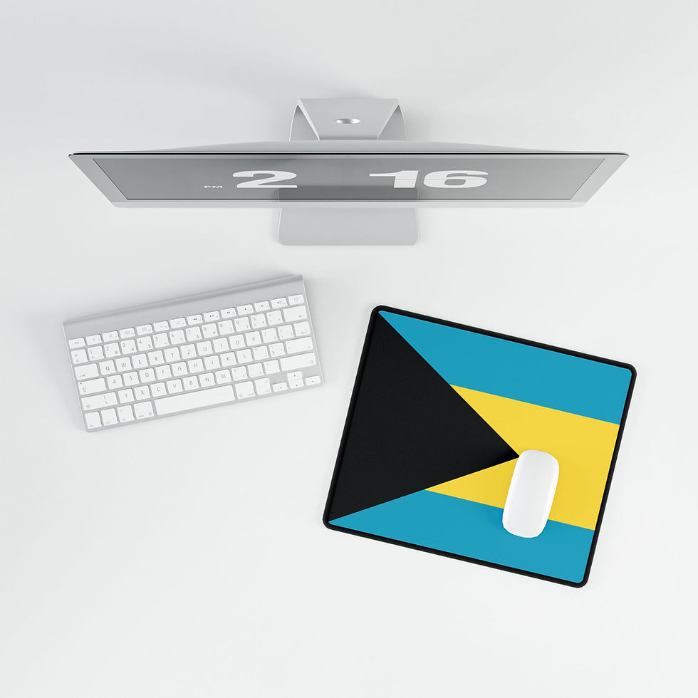 Thumbnail: Bahamas Flag : Bahamas Independence : Bahamas Desk Mat : Bahamas Mousepad : Gift