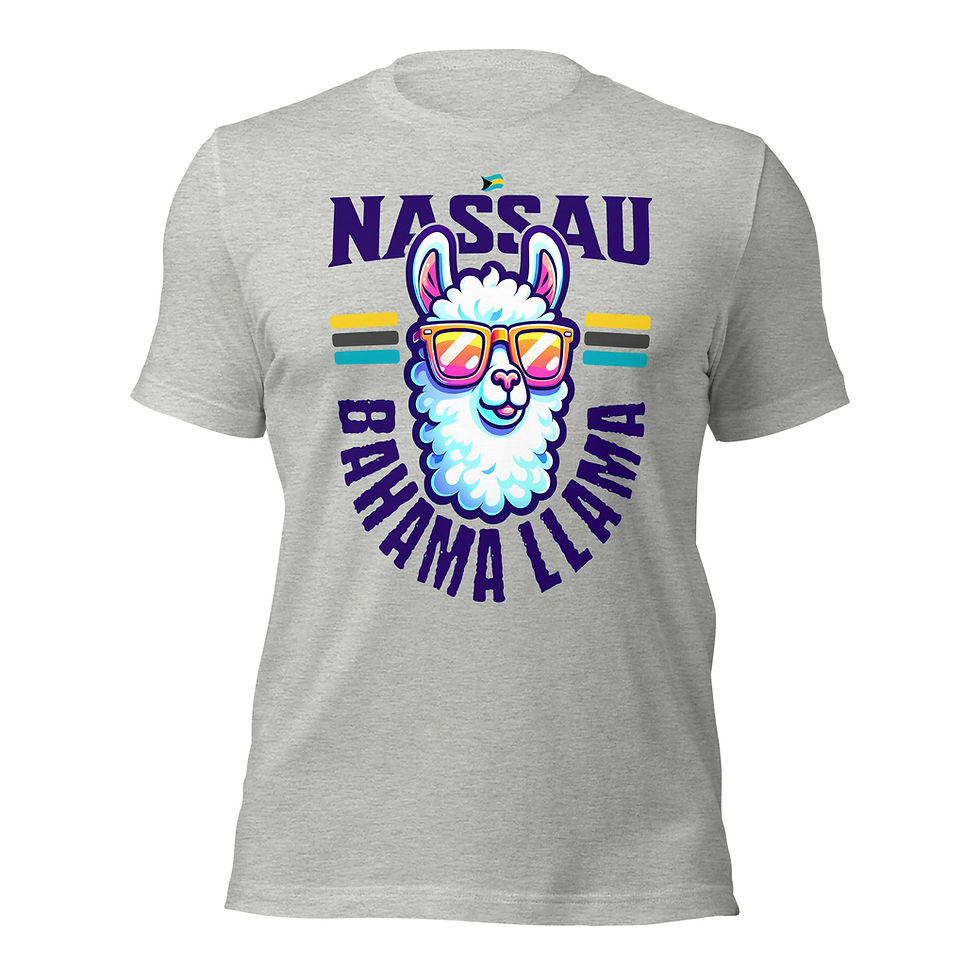 Thumbnail: Bahamas Souvenir Gift : Nassau Bahamas Bahama Llama Unisex Bahamas Shirt