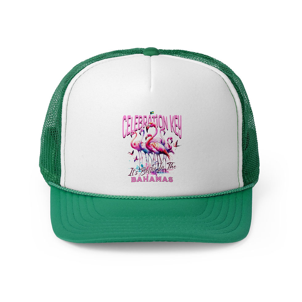 Thumbnail: Bahamas Souvenir Gift : Celebration Key Bahamas Flamingo Bahamas Hat