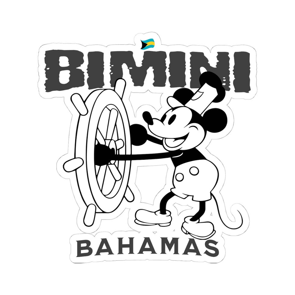 Thumbnail: Bahamas Souvenir Gift : Bimini Bahamas Cruise Bahamas Sticker