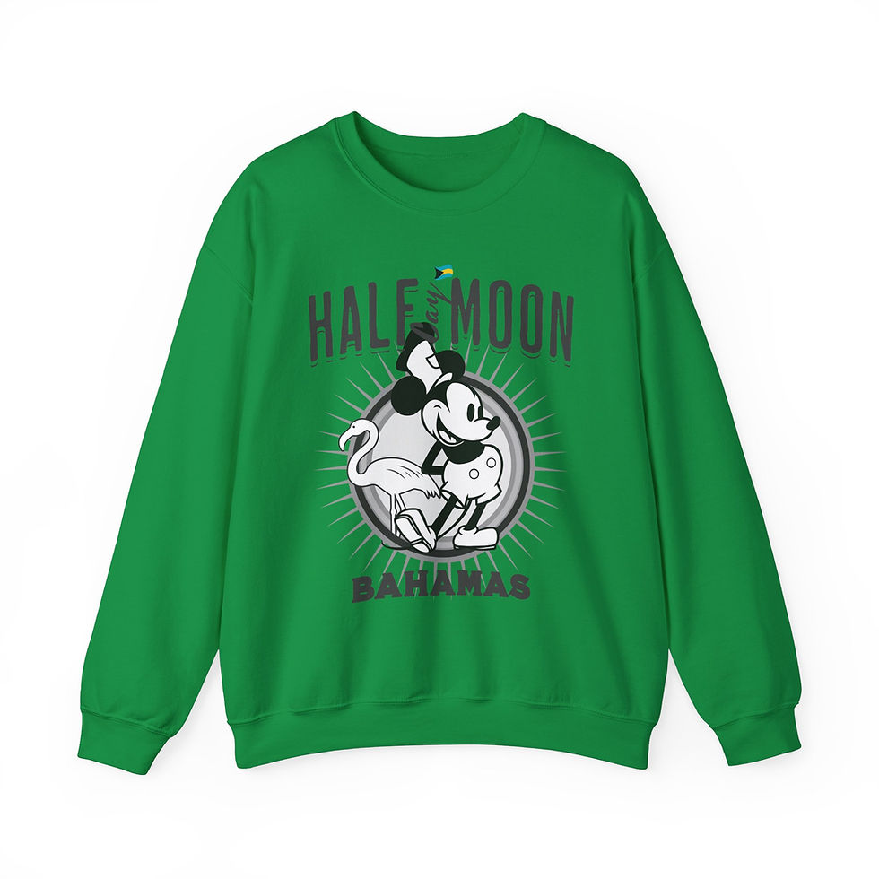 Thumbnail: Bahamas Souvenir Gift : Half Moon Cay Bahamas Cruise Unisex Bahamas Sweatshirt