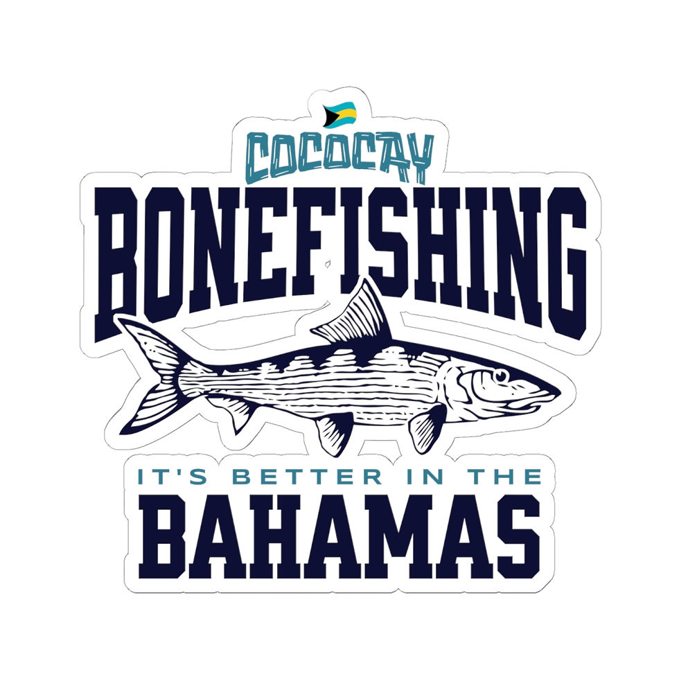 Thumbnail: Bahamas Souvenir Gift : CocoCay Bahamas Bonefishing Bahamas Sticker