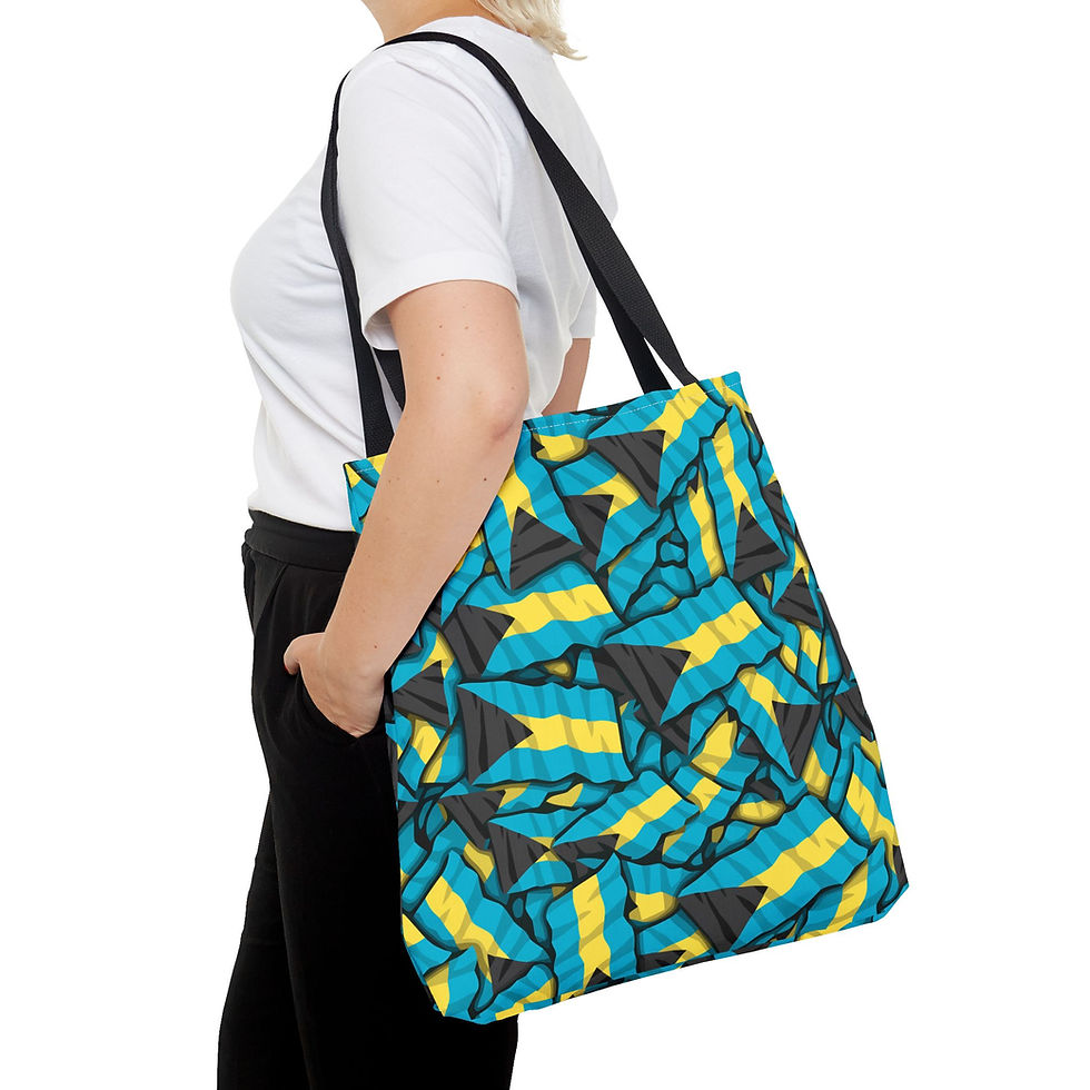 Thumbnail: Bahamas Flag : Bahamas Independence : Bahamas Tote Bag : Bahamas Souvenir Gift