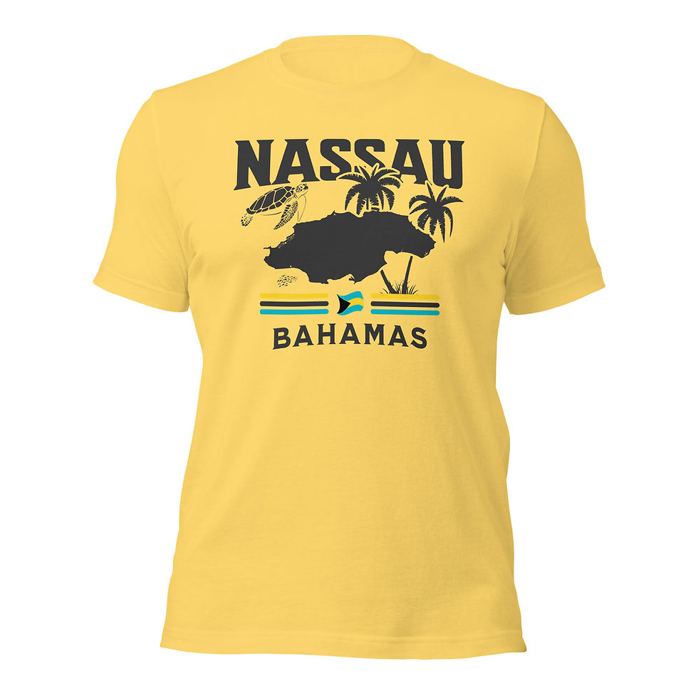 Thumbnail: Bahamas Souvenir Gift : Nassau Bahamas Island Unisex Bahamas Shirt