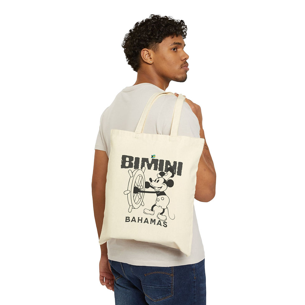 Thumbnail: Bahamas Souvenir Gift : Bimini Bahamas Cruise Bahamas Tote Bag