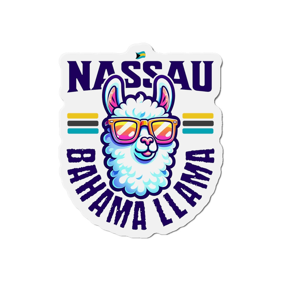 Thumbnail: Bahamas Souvenir Gift : Nassau Bahamas Bahama Llama Bahamas Magnet