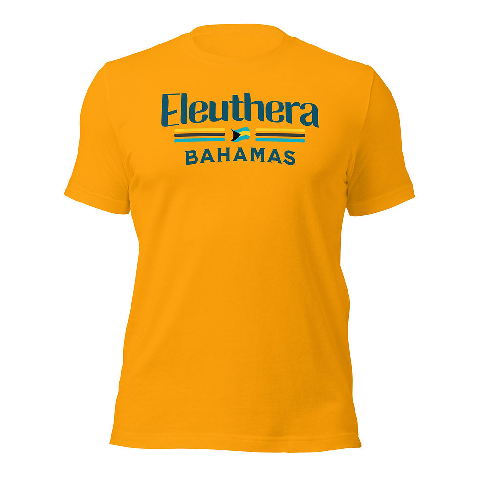 Thumbnail: Bahamas Souvenir Gift : Eleuthera Bahamas Flag Unisex Bahamas Shirt
