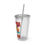 Thumbnail: Bahamas Souvenir Gift : Half Moon Cay Bahamasaurus Bahamas Tumbler With Straw