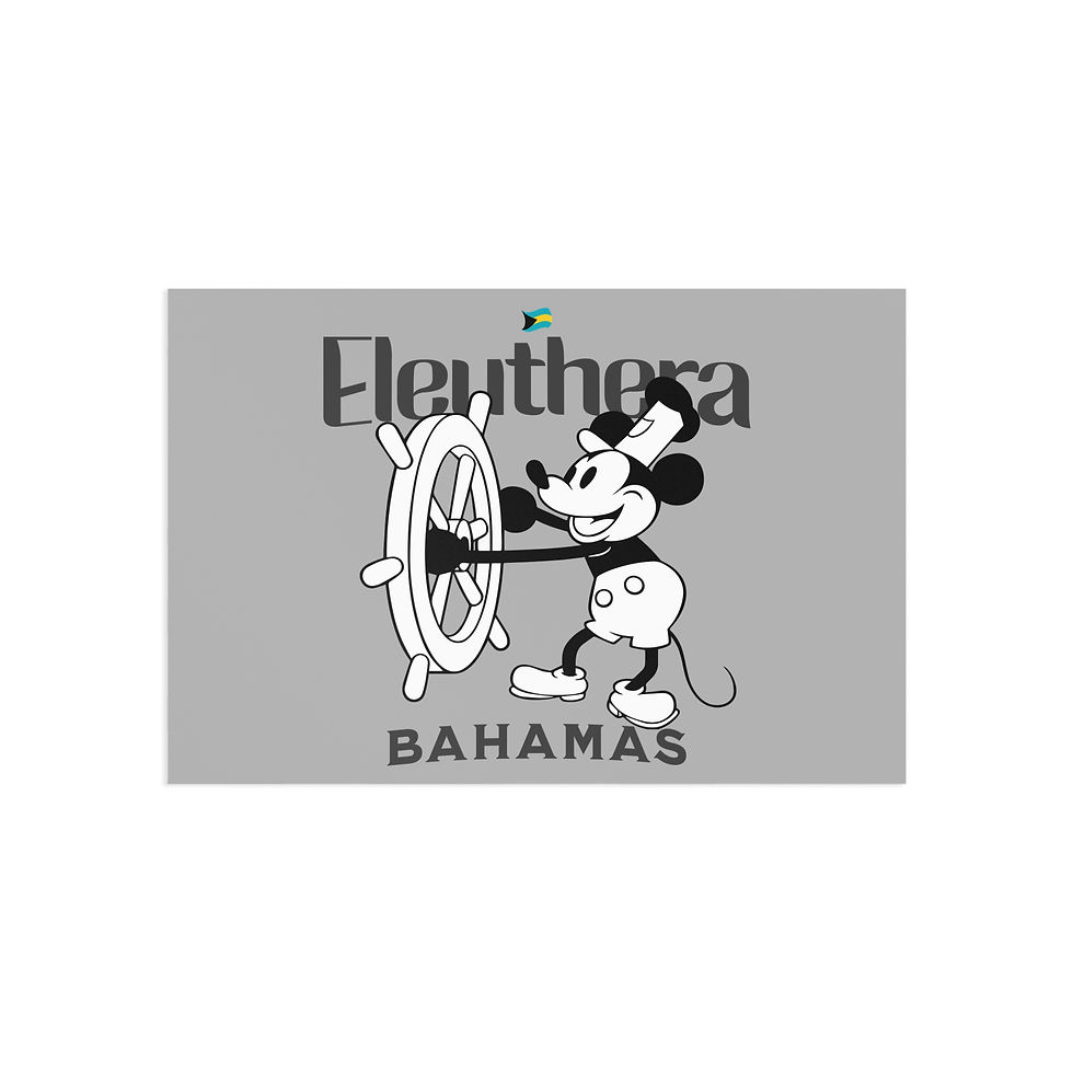 Thumbnail: Bahamas Postcard : Eleuthera Bahamas Cruise : Bahamas Souvenir Gift