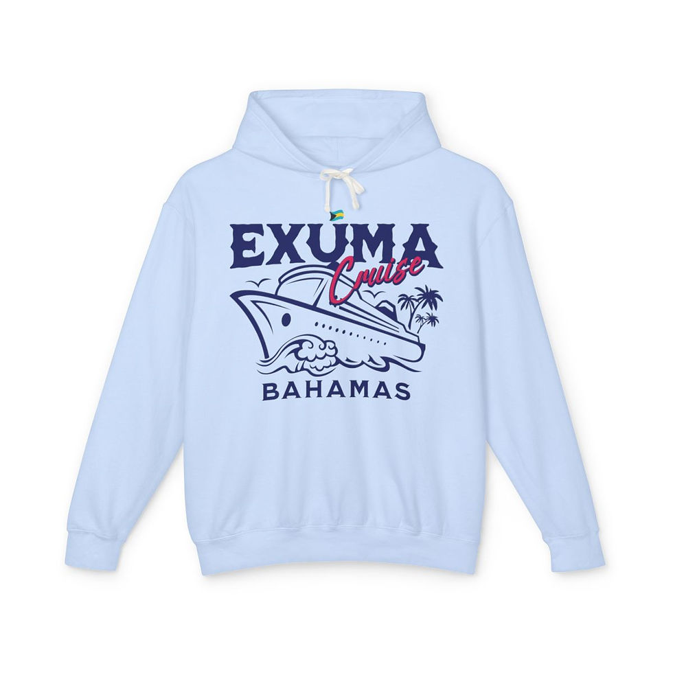 Thumbnail: Bahamas Souvenir Gift : Exuma Bahamas Cruise Unisex Bahamas Hoodie