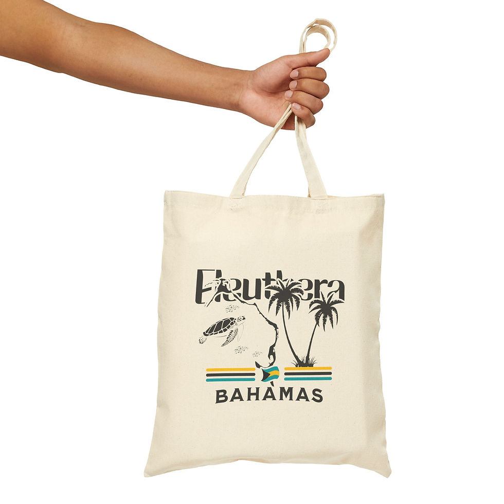 Thumbnail: Bahamas Souvenir Gift : Eleuthera Bahamas Island Bahamas Tote Bag