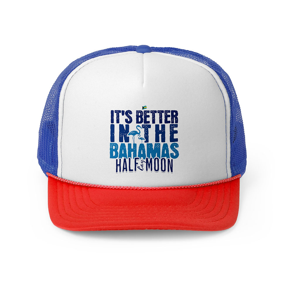 Thumbnail: Bahamas Souvenir Gift : Half Moon Cay Bahamas It's Better In The Bahamas Hat