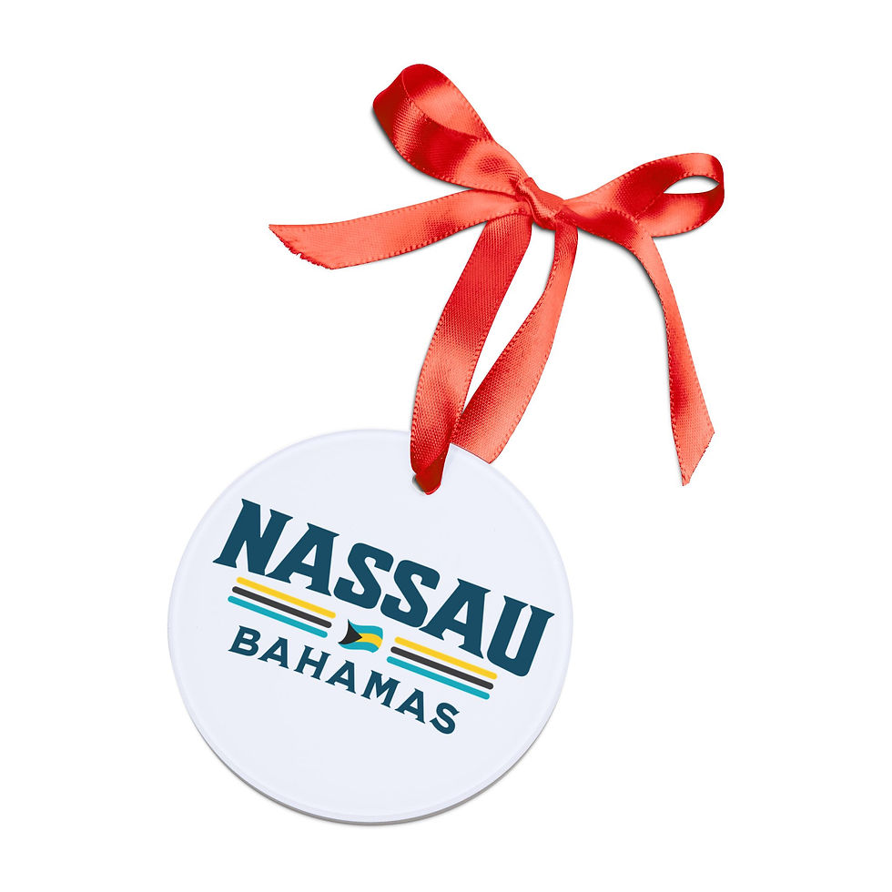 Thumbnail: Bahamas Souvenir Gift : Nassau Bahamas Flag Bahamas Ornament