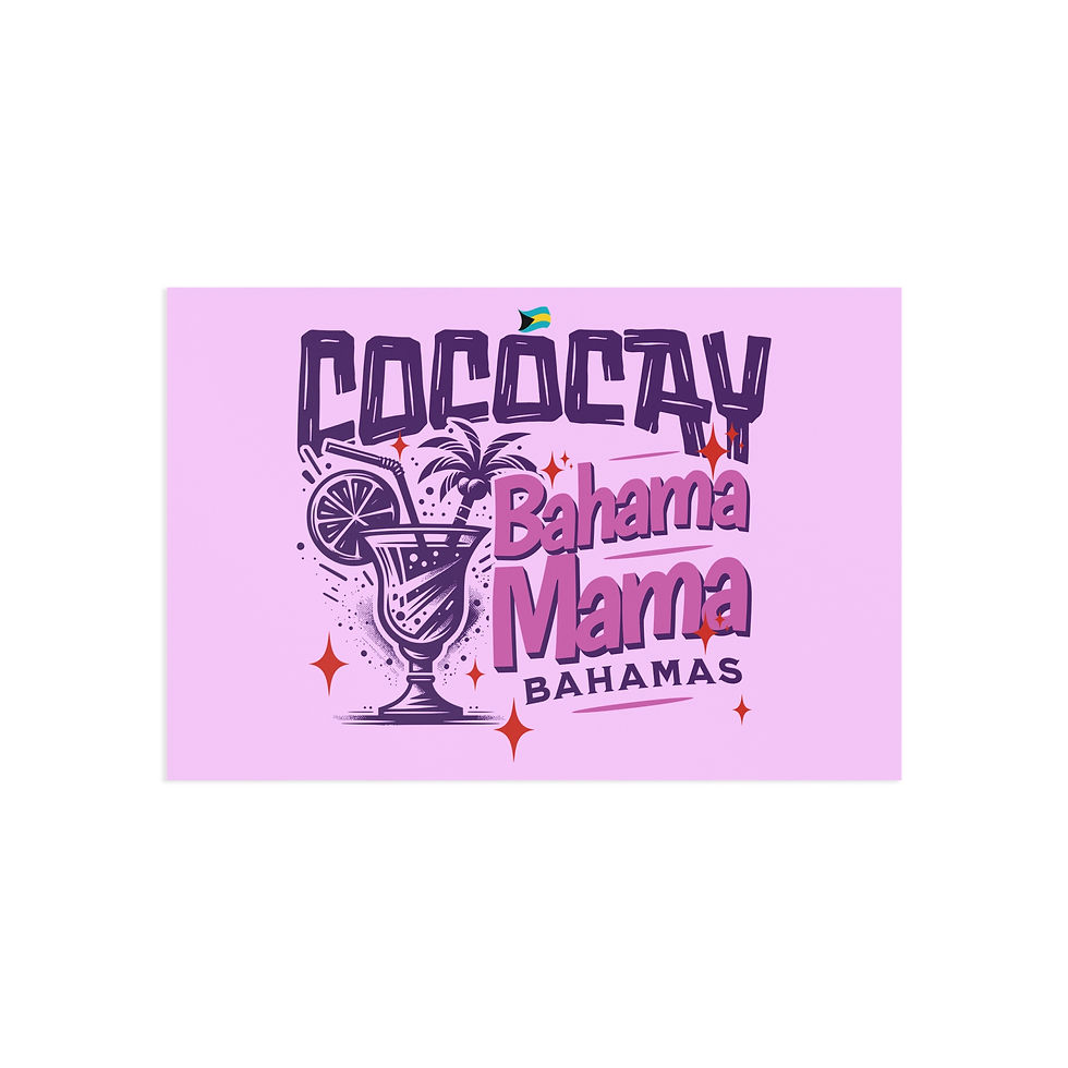 Thumbnail: Bahamas Postcard : CocoCay Bahamas Bahama Mama : Bahamas Souvenir Gift