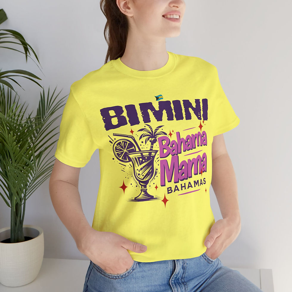 Thumbnail: Bahamas Souvenir Gift : Bimini Bahamas Bahama Mama Unisex Bahamas Shirt